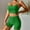 Green, variant on successthop Knit Lounge Sets for Women 2 Piece Solid Color Croped Ribbed Knit Bandeau Sleeveless Cami Shirts and Shorts Fashion Vacation Pajamas Lounge Set Loungewear Summer Outfits