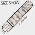 thumbnail image 3 of Yayeee Double Oven Mitt Kitchen Heat Resistant Baking 35" x7" Quilted Glove, Cartoon Ice Cream Pattern, 3 of 6