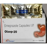 OLZEP 20 OMEPRAZOLE CAPSULES (PACK OF 20 X 10 CAPSULES)