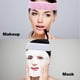 thumbnail image 4 of Banda para el cabello de felpa, maquillaje cosmético, lavado de cara, ducha, Spa, aro elástico pa Abanopi Venda, 4 of 5