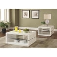 thumbnail image 2 of Coaster Home Furnishings 2-Shelf End Table Glossy, 2 of 2