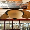 thumbnail image 5 of Wooden Ceiling Fan Pull Chain, 4Pcs 12" Decorative Pendant Extension Chains, Wood Color, 5 of 6