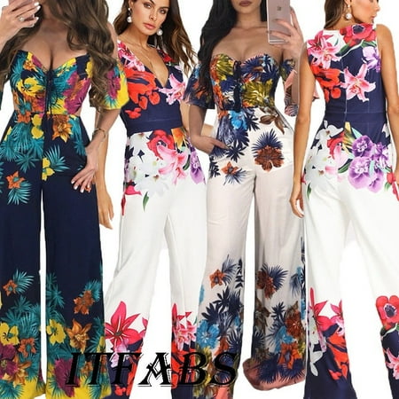 Please watch Prehistoric Lab Womens Summer Strap Floral Jumpsuit Ladies Print Long Wide Leg Pants Loose Rompers with Belt | Walmart Canada Please watch Prehistoric Lab Womens Summer Strap Floral Jumpsuit Ladies Print Long Wide Leg Pants Loose Rompers with Belt | Walmart Canada