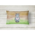 thumbnail image 2 of Goat Watercolor Canvas Fabric Decorative Pillow, 2 of 3