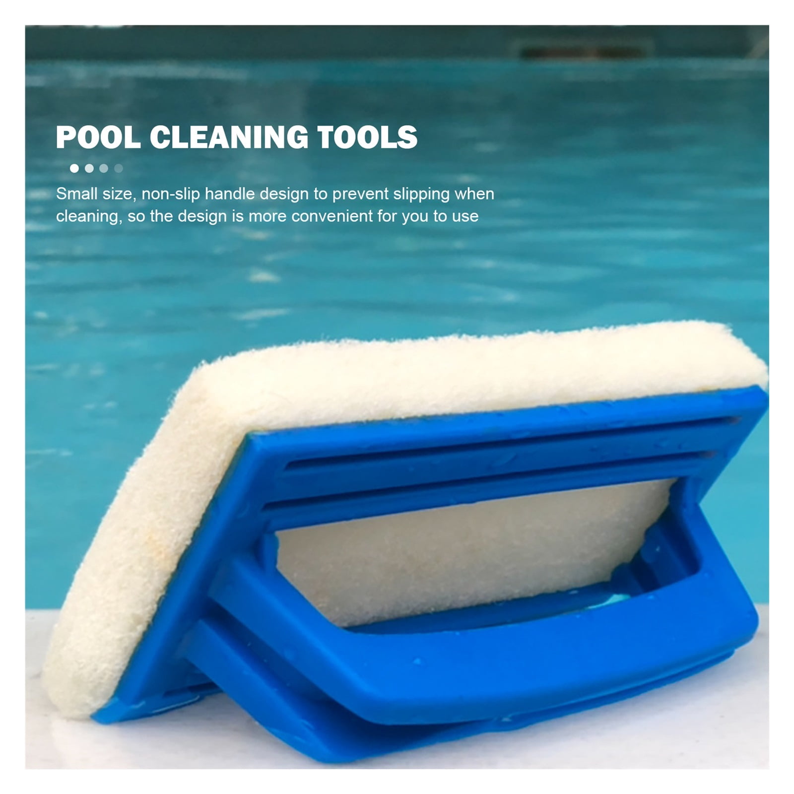 TerraBene Pool Wall Cleaning Brush Waterline Scrubber, 3 Pack