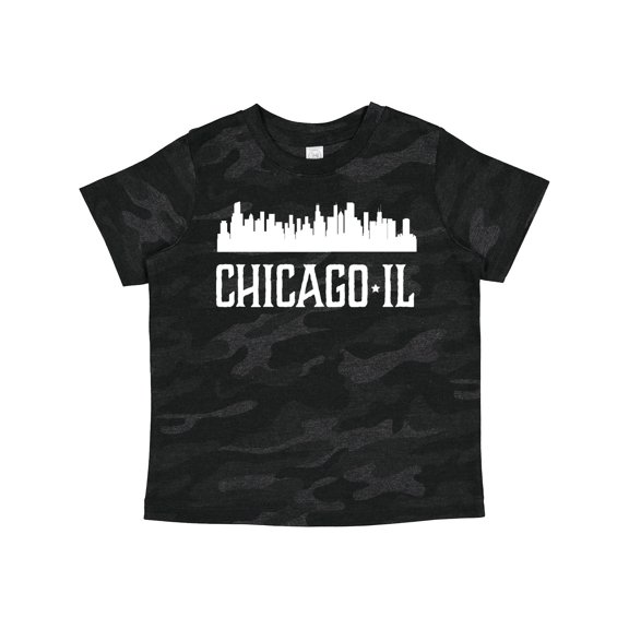 Inktastic Chicago Illinois Skyline IL Cities Boys or Girls Toddler T-Shirt
