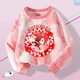 thumbnail image 3 of Ropa teñida con cuello redondo de Sonics, ropa para niños, sudadera con dibujos animados bonitos para niñas, suéter morado y rosa, camisetas de tela, regalos de cumpleaños para niños, 3 of 5