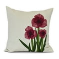 thumbnail image 2 of Amaryllis Floral Print Outdoor Pillow, 2 of 2