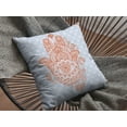 thumbnail image 2 of 16â€ Blue Orange Hamsa Indoor Outdoor Zippered Throw Pillow, 2 of 4