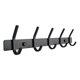 thumbnail image 1 of Ganchos para baño, 4 ganchos, gancho de pared para baño de acero inoxidable para chaqueta, paraguas, toalla, llavero, negro Sincero Electrónica, 1 of 5