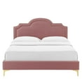 thumbnail image 5 of Modway Aviana Performance Velvet Full Bed in Dusty Rose, 5 of 10