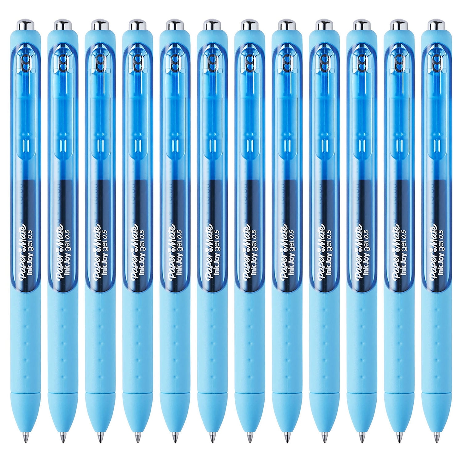 Paper Mate InkJoy Gel Pens, Retractable, Fine Point, Bright