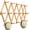 Natural, variant on Accordion Wall Hanger,Expandable Wooden Coat Rack Wall Mounted,Accordion Hat Rack for Wall Rack for Hats,Caps,16 Peg Hooks,White