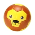 thumbnail image 1 of Pelota de fútbol suave con forma de animal, mini pelota de fútbol para aprender, regalo para niños y niñas. León, 1 of 9