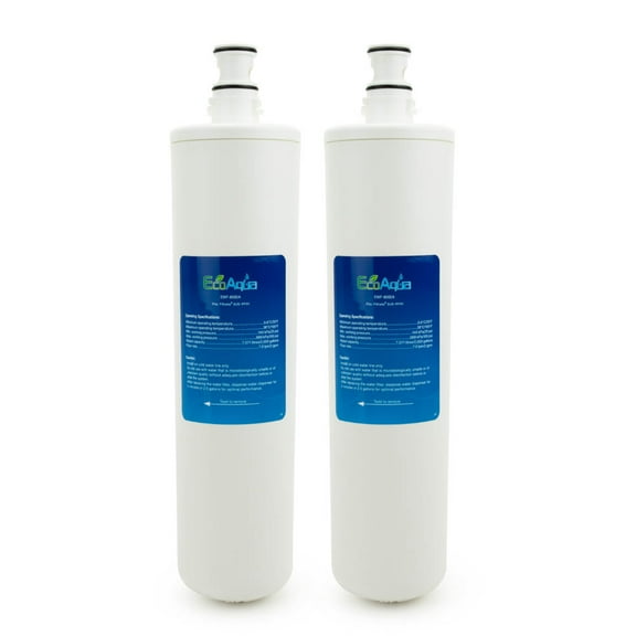 EcoAqua Replacement for 3M 3US-PF01 Under Sink Filter, 2-Pack