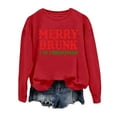 thumbnail image 3 of Women's Winter Fashion Sweatshirt Festive Christmas Print Round Neck Top Fall Sweaters Women Womens Hoodies Sweatshirts Ladies Hoodies with Zipper Ladies Plaid Zip up Jacket Lined Athletic Hoodie, 3 of 3
