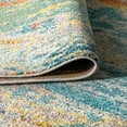 thumbnail image 6 of JONATHAN Y CONTEMPORARY POP 2 x 8 Runner Rug, Modern Abstract Vintage Waterfall - Blue/Cream/Yellow, CTP106B-28, 6 of 10
