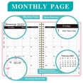 thumbnail image 3 of Bxaolu 2027 Appointment Book - July 2026 - June 2027,Academic Calendar with Weekly ＆ Monthly, 8.5'' x 15.8'', A5, 2027 Daily Planner Schedule Book with Tabs with Tabs, Hard Cover (Light Blue), 3 of 9