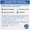 thumbnail image 2 of sellador de canaletas y goterones impac fix transparente 270ml, 2 of 6