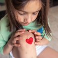 thumbnail image 4 of 10PCS Heart Shaped Cartoon Bandage Breathable Plasters Fabric Bandages,,., 4 of 8
