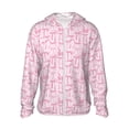 thumbnail image 1 of Balery Ribbon Bow Sudadera ligera de manga larga con capucha y protección solar UPF 50+ para hombre y mujer, ideal para pesca y running-X-Large, 1 of 7