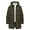 Dark Green, variant on Winter Men's Daily Loose Casual Trend Fashion Windproof Warm Hooded Coat Jacket
