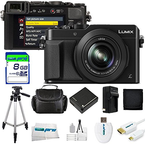 Zogenaamd brug Gang Panasonic LUMIX DMC-LX100 LX100 DMC-LX100K Digital Camera (Black) + 8GB Expo-Advanced Accessory Bundle - Walmart.com Zogenaamd brug Gang Panasonic LUMIX DMC-LX100 LX100 DMC-LX100K Digital Camera (Black) + 8GB Expo-Advanced Accessory Bundle - Walmart.com