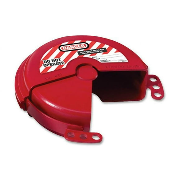 Master Lock, MLK481, Rotating Gate Valve Lockout, 1, Red