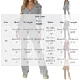 thumbnail image 3 of Gamivast 2 Piece Tracksuit Set for Women Ribbed Knit Full Zip Collared Long Sleeve Jacket Wide Leg Pants Fall Lounge Outfit Beige M, 3 of 4