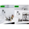 thumbnail image 2 of Organizador de mostrador de baño Dorhors, 2 niveles, madera de nogal, 2 of 6