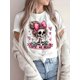 thumbnail image 1 of Halloween T-shirt - Halloween Skull Print Crew Neck T-shirt, Comfy Short Sleeve Casual Top For Summer & Spring, Women's Clothing, 1 of 6