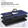 thumbnail image 3 of Case for Galaxy S24 FE,Military Grade Protection [Built-in Kickstand] [Magnetic Car Holder] Dual-Layer Heavy Duty Shockproof Phone Case for Samsung Galaxy S24 FE 5G,2024 (Silver), 3 of 10