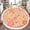 Color 2, variant on Washable Non Slip 4ft Round Rug, BAROQUE RENAISSANCE FLORAL Circle Area Rugs with Tassels Carpet for Nursery Bedroom Living Room Playroom Tent Rug Tent Castle