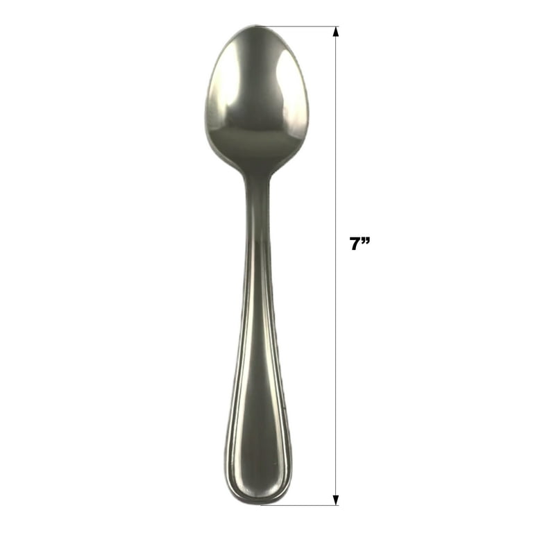 Mainstays Fleetline Stainless Steel Dinner Spoon, Adult 3-Piece