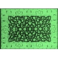 thumbnail image 1 of Ahgly Company Indoor Rectangle Oriental Emerald Green Traditional Area Rugs, 5' x 8', 1 of 4