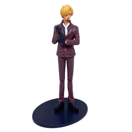 Njube Action Toys Otaku Favorite Static Smoking Sanji Figure Toys Statue PVC Character Model Gift Ornaments