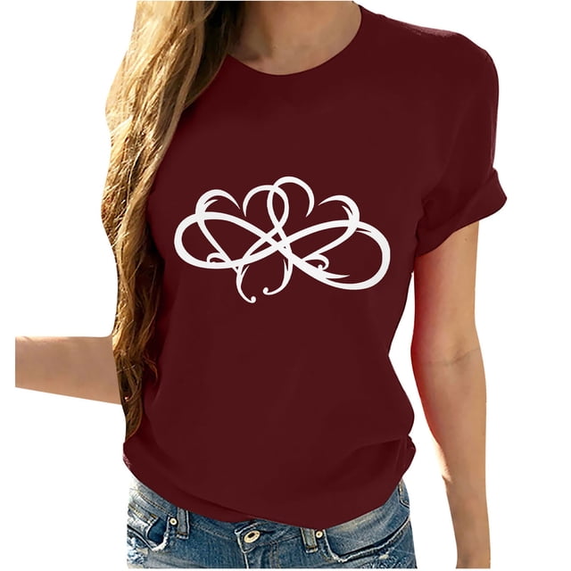Birdeem Femmes Filles Grande Taille T-Shirts à Imprimé Tournesol Manches Courtes T-Shirt Blouse Hauts