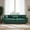 Green, variant on (Sofa)87.4 Inches 3 Seater Sofa for Living Room, Upholstered Couch with High Resilience Foam, Pocket Spring Seat, Decorative Pillows, and Sturdy Metal Legs (Blue)