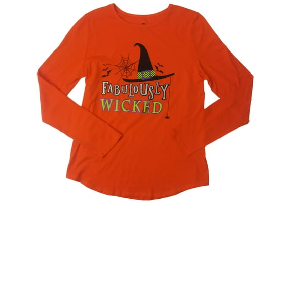 Womens Fabulously Wicked Witch Long Sleeved Tee Shirt Halloween T-Shirt