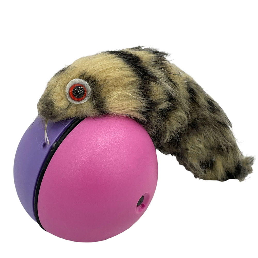 FD1784 Rolling Ball Pet Dog Cat Weasel Motorized Appears Jump Mouse Alive Toy\ 