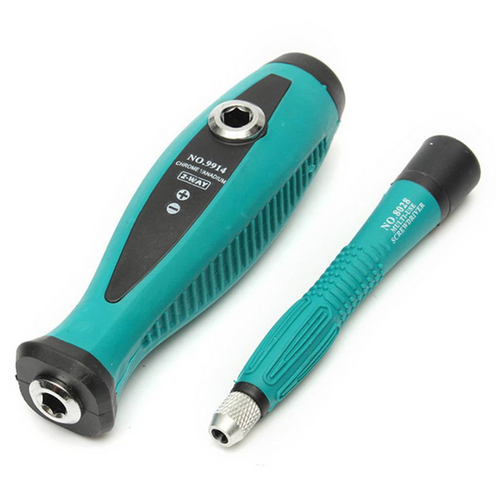 10PCS/Set Portable Combined Screwdriver Tool Kit Kit Solid Solid Multi-fonction Repair Hand Tool Set with Bag