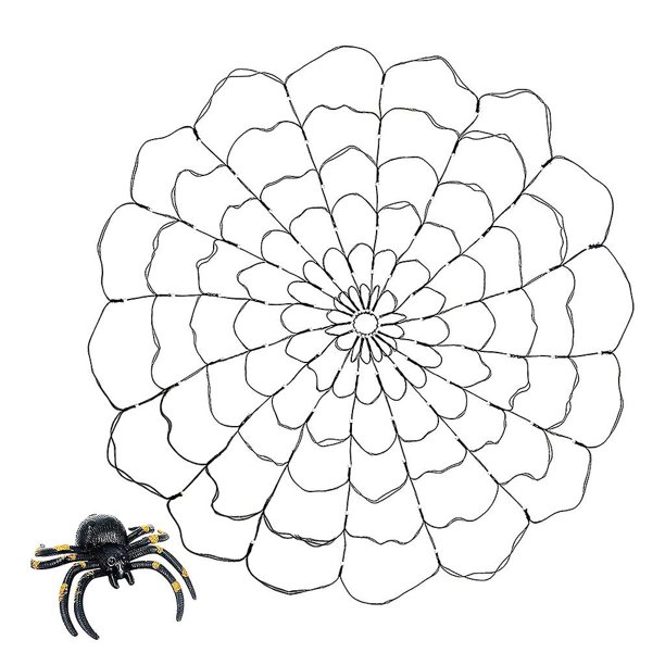 Iluminación para fiestas YONGSHENG 60 luces LED telaraña interior exterior Halloween