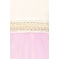 thumbnail image 2 of Flower Girl Dress Ivory Satin Bodice Illusion Material Belt for Big Girl Champagne 10 MBK.343, 2 of 3
