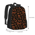 thumbnail image 3 of XMXT Travel Laptop Backpack for School Work, Halloween Ghost Faces Pattern Large Capacity Bookbag Travel Bag Backpacks for Women Men, 3 of 9