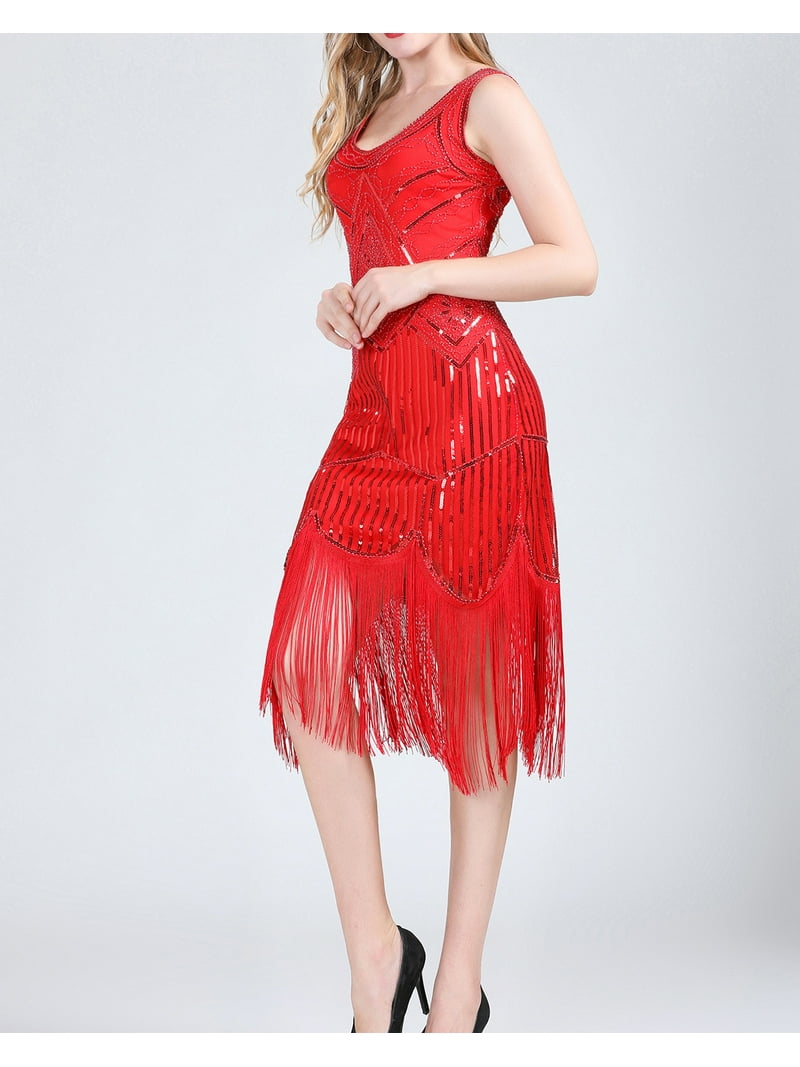 1920 1920'S 20S Flapper Period Themed Party Dresses For Women - Walmart.com