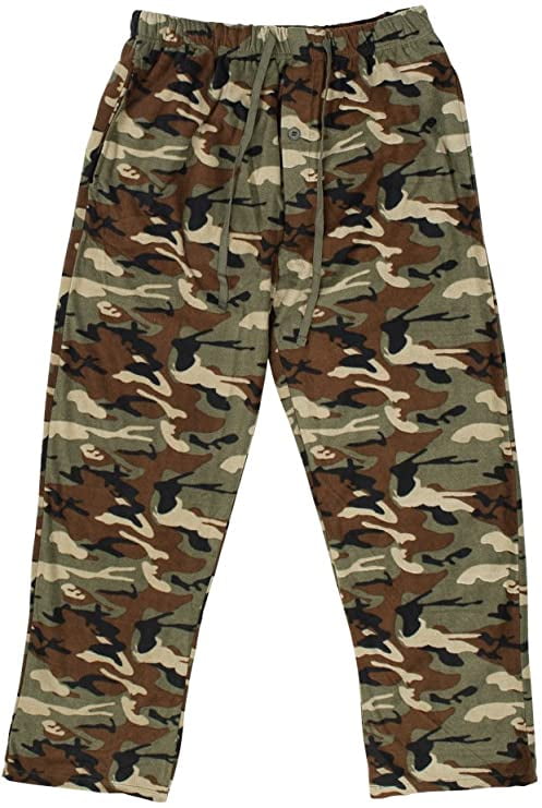 North 15 Men's Camouflage Micro Fleece Lounge Pants - Medium ...