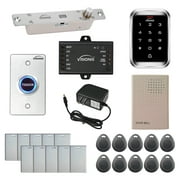 FPC-5449 One Door Access Control Electric Drop Bolt Lock Fail Secure 2,600lbs With VIS-3000 Outdoor Keypad/Reader Standalone With Mini Controller + Wiegand 26, No Software, EM Card, 1000 Users Kit