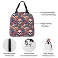 thumbnail image 3 of Yiaed colorful Skull rose Print Insulated Lunch Bag Reusable Cute Tote Lunch Box, Leakproof Cooler Lunch Bags for Work Office Travel School Picnic, 3 of 5