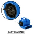 thumbnail image 5 of B-Air VP-25 1/4 HP Air Mover for Water Damage Restoration Carpet Dryer Floor Blower Fan Home and Plumbing Use, Green, 5 of 9