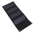 thumbnail image 3 of Bolsa de carga de panel solar de 40 W, 4 pliegues, bolsa plegable, cargador de panel solar monocristalino plegable para acampar al aire libre, senderismo, carga de emergencia, negro, 3 of 5